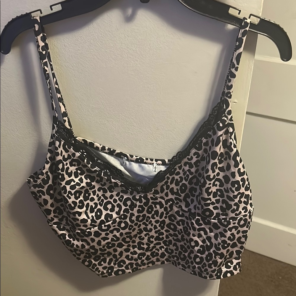 Leopard Print Crop Tank